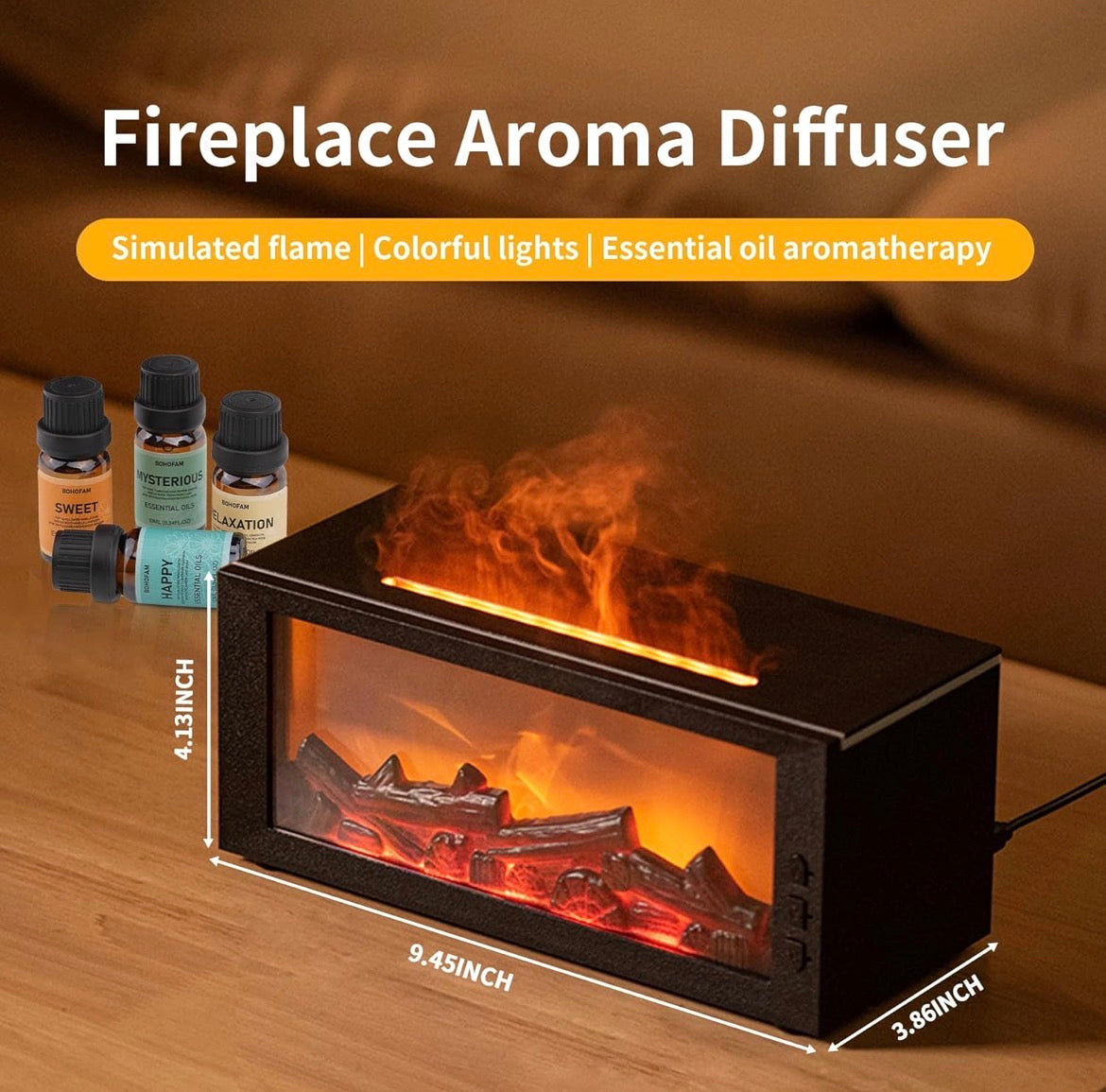 AuroraFlame Aroma Diffuser